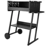 Gratar Carbune Bicok, Otel, Suprafata 58x21 cm - Ideal 8 Pers.