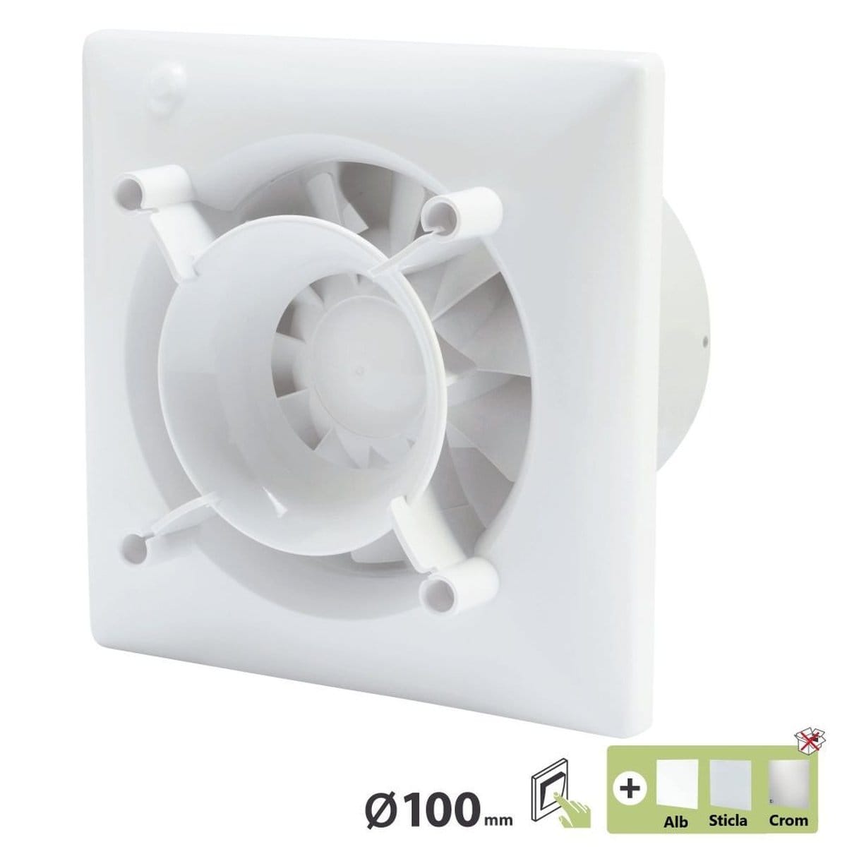 GOD12009466-6.jpeg Ventilator Equation D 100mm 73m3/h - Aer proaspăt în baie/bucătărie