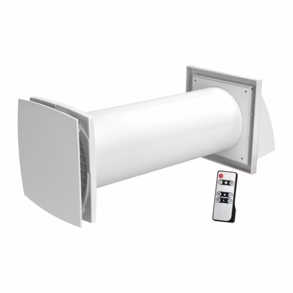 Ventilator Recuperare Căldură D 100mm | Telecomandă și Umiditate