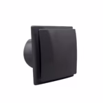 Ventilator Perete/Tavan D100mm Negru - Flux Aer 100m³/h