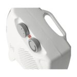 Aerotermă Eurom 2000W: Încălzire Rapidă, 2 Trepte, Albă