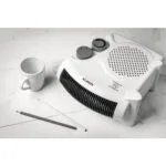 Aerotermă Eurom 2000W: Încălzire Rapidă, 2 Trepte, Albă