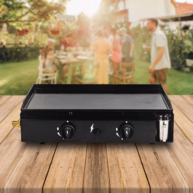 Plancha pe gaz Naterial 5.3 kW, Fonta Emailata, 50x35 cm