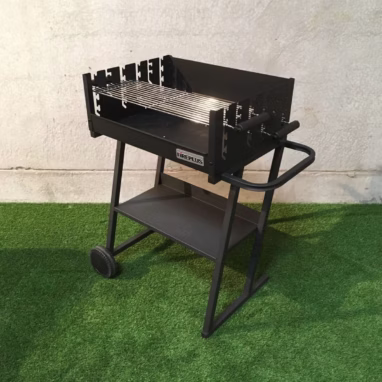 Gratar Carbune Bicok, Otel, Suprafata 58x21 cm - Ideal 8 Pers.