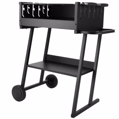 Gratar Carbune Bicok, Otel, Suprafata 58x21 cm - Ideal 8 Pers.