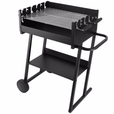 Gratar Carbune Bicok, Otel, Suprafata 58x21 cm - Ideal 8 Pers.