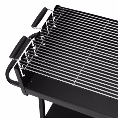 Gratar Carbune Bicok, Otel, Suprafata 58x21 cm - Ideal 8 Pers.