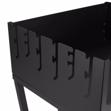 Gratar Carbune Bicok, Otel, Suprafata 58x21 cm - Ideal 8 Pers.