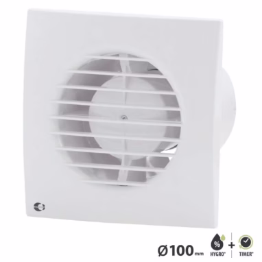 Ventilator Equation D 100mm cu Senzor Umiditate și Timer