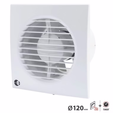 Ventilator Equation 120mm, 130m³/h - Montaj Perete/Tavan