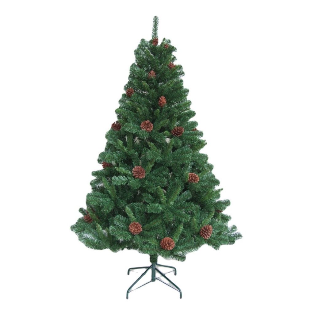 Brad artificial 180 cm cu conuri - Impodobit rapid!