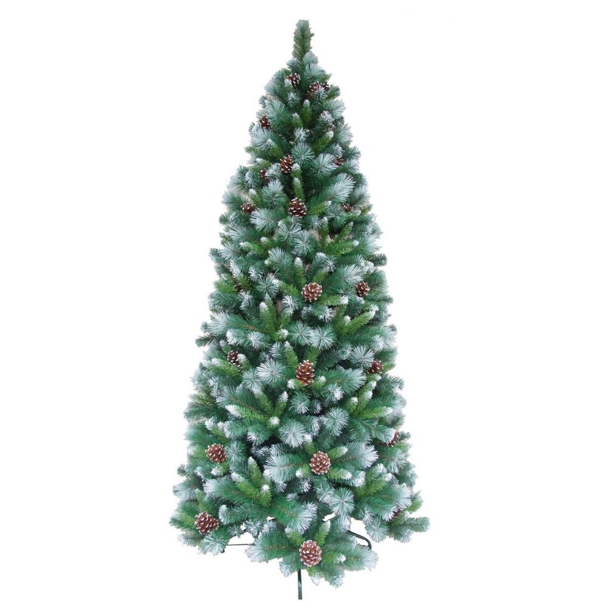 GOD11835250-1.jpeg Brad Artificial Nins 240 cm cu Conuri Decorative - Verde