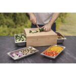 Tocător Tenneker Oțel Inoxidabil cu Tăvi - Calitate Superioară