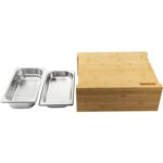 Tocător Tenneker Oțel Inoxidabil cu Tăvi - Calitate Superioară