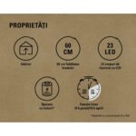 Brad Craciun Artificial Lumini LED Verde 60cm 38cm