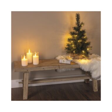 Brad Craciun Artificial Lumini LED Verde 60cm 38cm