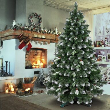 Brad artificial Nordmann nins 220 cm - Verde, Decorativ