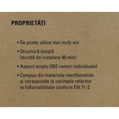 Brad Crăciun Artificial Lafiora Pop Up 180cm Verde