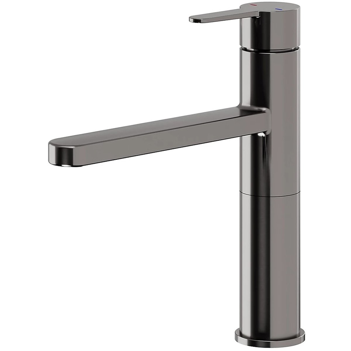 GOD101350870-1.jpeg Baterie Bucătărie GOODHOME Phoran, Alama, Titan Lucios