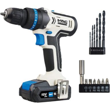 Mașină de Găurit/Înșurubat Mac Allister 18V, 2Ah, 1500rpm