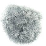 Beteala Brad PVC Argintiu Ø 10 cm, Lungime 2 m - Decoratiuni Craciun