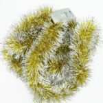 Beteală Brad Auriu PVC Ø 10 cm, 2 m Lungime - Decoratiune Festiva