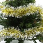 Beteală Brad Auriu PVC Ø 10 cm, 2 m Lungime - Decoratiune Festiva