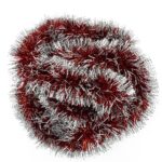 Beteala Brad PVC Roșu Ø 10 cm - Decorațiune Festivă 2m