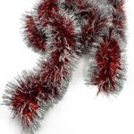 Beteala Brad PVC Roșu Ø 10 cm - Decorațiune Festivă 2m