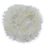 Beteală Brad Argintiu PVC Ø 9 cm, Lungime 2 m - Decoratiune Festiva