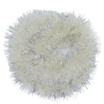 Beteală Brad Argintiu PVC Ø 9 cm, Lungime 2 m - Decoratiune Festiva