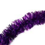 Beteală Brad Mov Ondulată, PVC, Ø 10 cm, 2 m