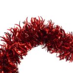 Beteala Brad Ondulata Rosu PVC Ø 10 cm - Decoratiuni Festivitate