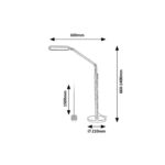 Lampadar LED Draco: Lumina Neutra Reglabila H 66-140cm