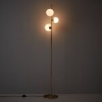 Lampadar Callas Alb/Auriu 151cm - Elegant și Modern