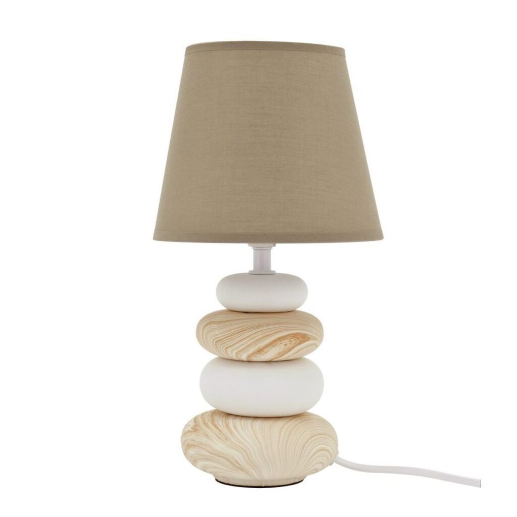 Veioză Navala Bej, Design Marin, H 31 cm - Iluminat Cald