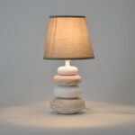 Veioză Navala Bej, Design Marin, H 31 cm - Iluminat Cald