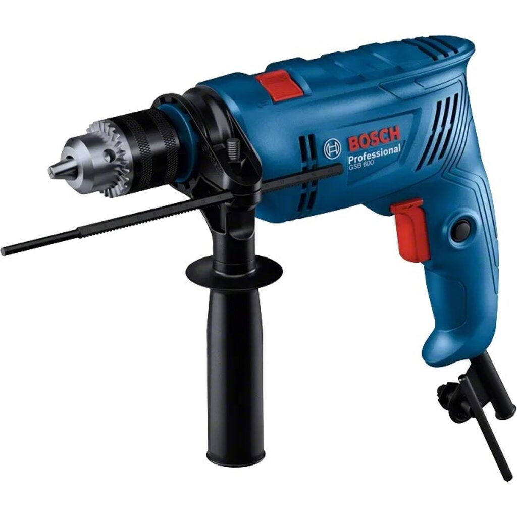 Mașină de găurit percuție Bosch GBB600, 600W, 13mm
