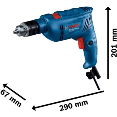 Mașină de găurit percuție Bosch GBB600, 600W, 13mm