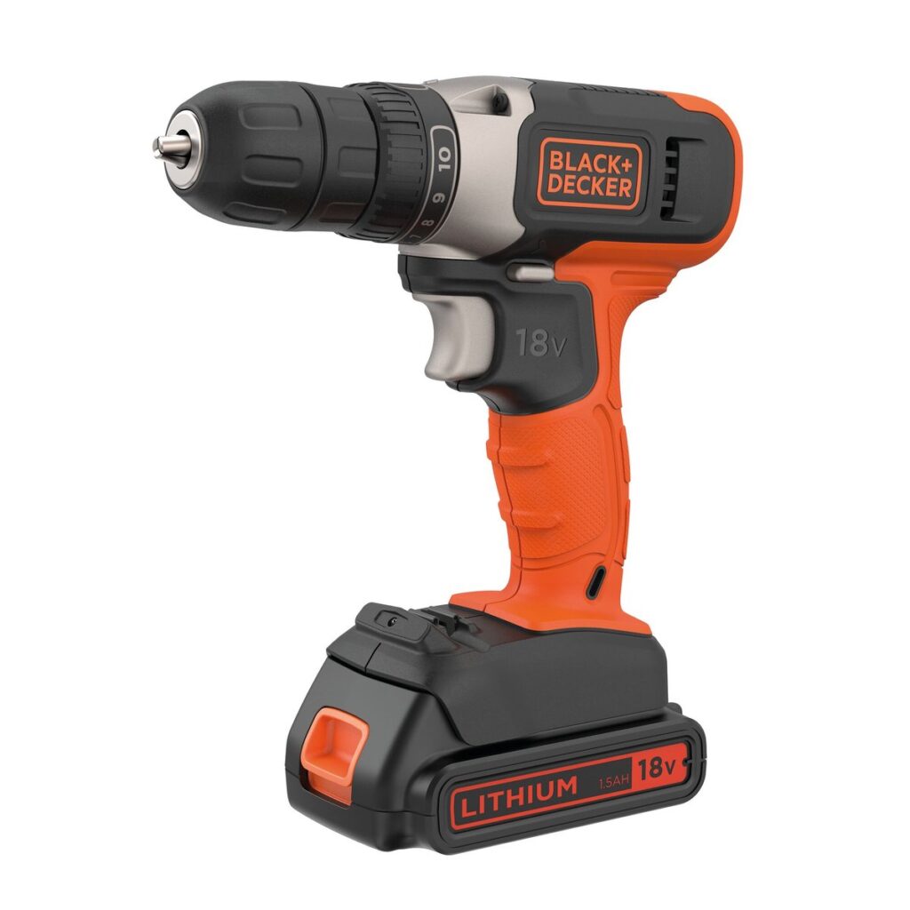 Mașină de găurit și înșurubat Black&Decker 18V, 1.5Ah