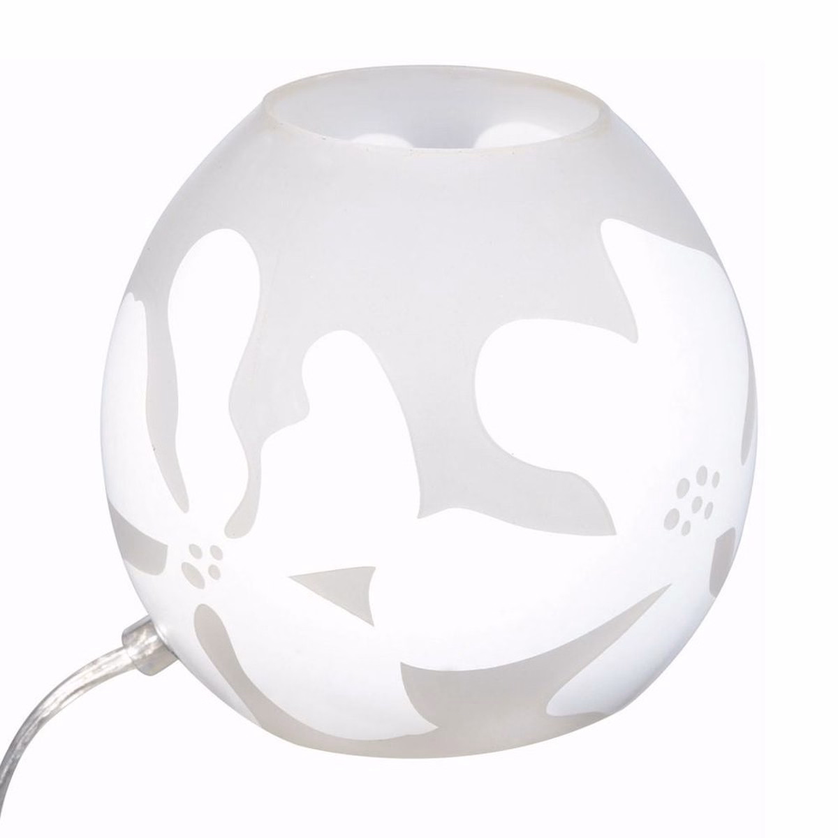 Veioza LED Inspire Aloha Albă, 1x E14, 40W - Stil și Eleganță
