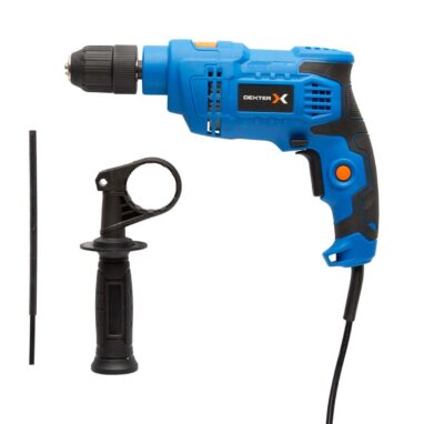 Mașină de Găurit Dexter 650W cu Percuție, Autostrangere