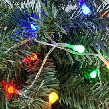 Instalație Crăciun 20 LED-uri Multicolor, 2m, Funcționare pe Baterii