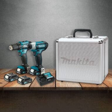 Set Unelte Makita CLX224X: Bormasina + Masina Impact