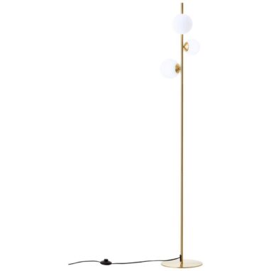 Lampadar Callas Alb/Auriu 151cm - Elegant și Modern