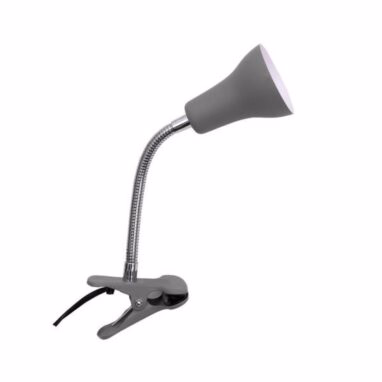 Lampa Birou cu Clips Salta, Gri - Iluminat Eficient