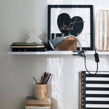 Lampa Birou cu Clips Salta, Gri - Iluminat Eficient