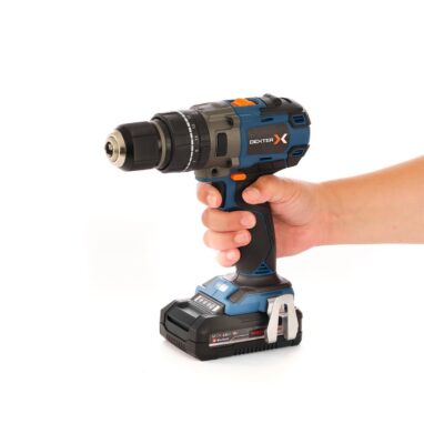 Mașină de Găurit Dexter 18V cu Percuție - Puternică și Versatilă