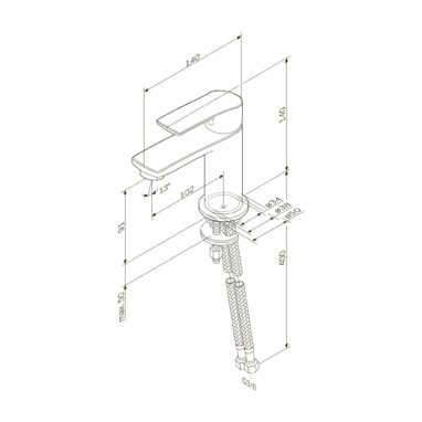 Baterie Lavoar Înaltă Sensea Mia Crom - Design Modern, Economie Apă