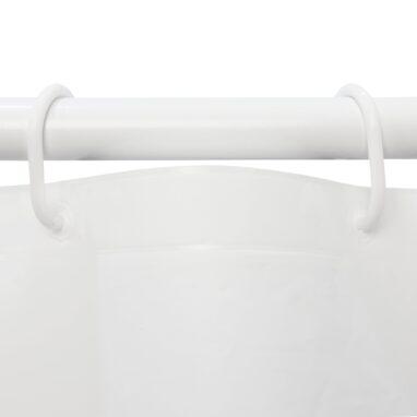 Perdea dus Mia, PEVA, 180 x 200 cm, Alb